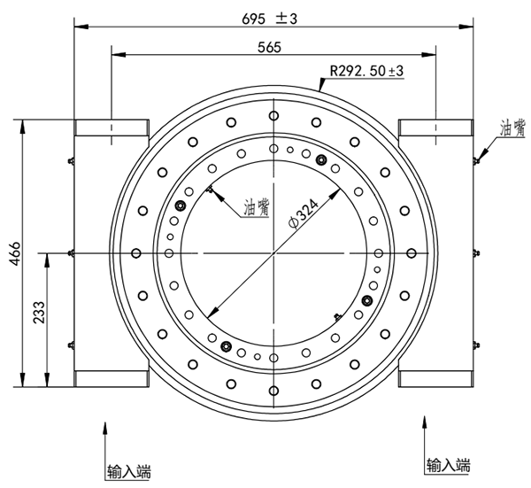 WZ-0419-2双蜗杆回转驱动图纸