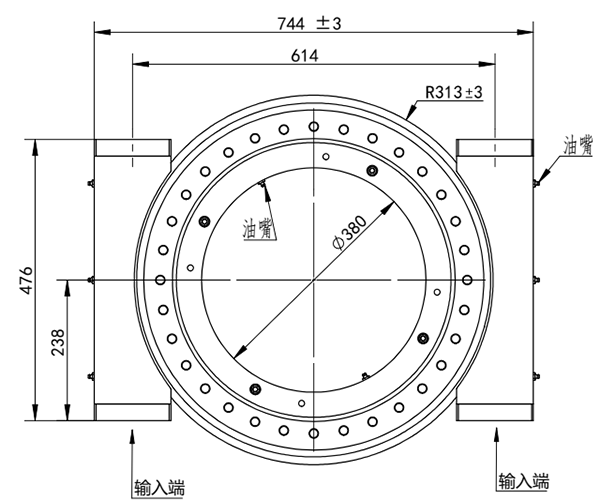 WZ-0478-2双蜗杆回转驱动图纸