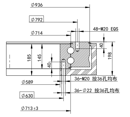 0713双蜗杆回转驱动图纸